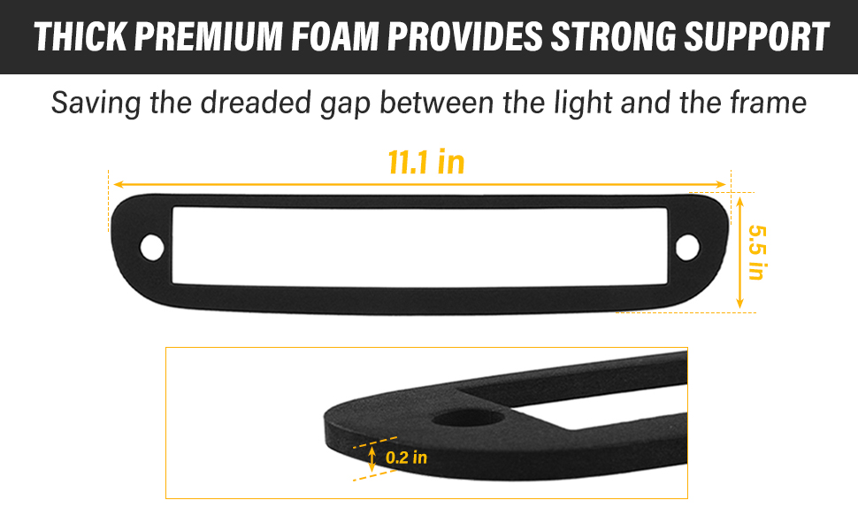 Amazon.com: AFEISOL 2PCS 3rd Third Brake Light Seal Gasket