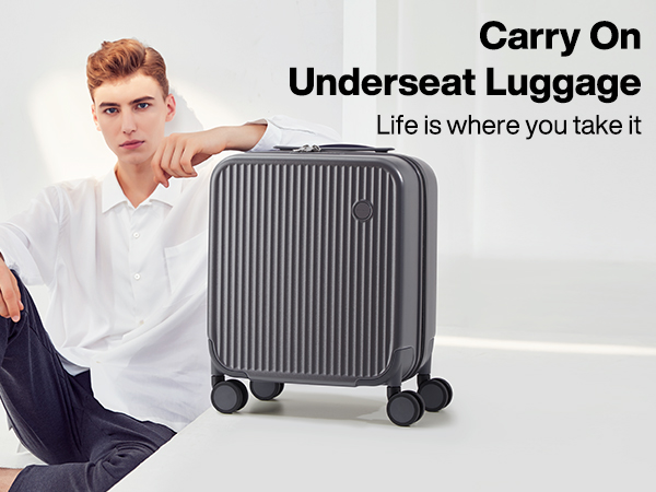 Amazon.com | mixi Underseat Carry on Luggage 16 Inch Hardshell PC