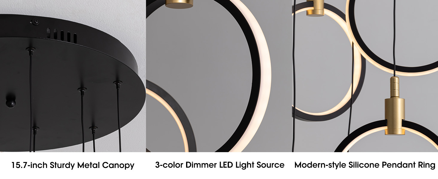 modern led chandelier