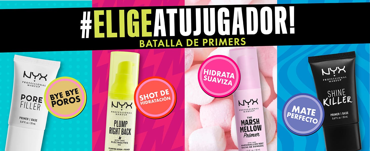 primers,prebase,rostro,shine killer,themarshmellow primer, plump right back,pore filler