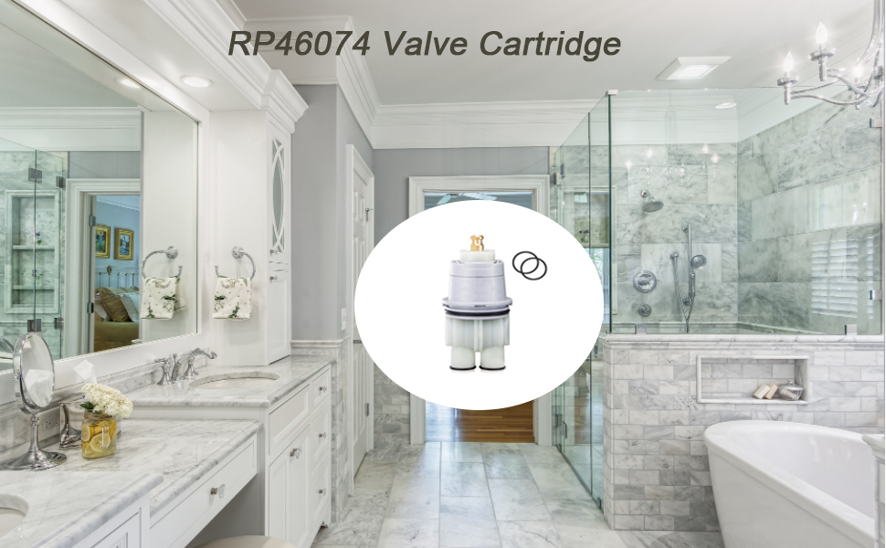 Catilon RP46074 Valve Cartridge Assembly Replacement for Delta 13/14 Series Single Handle Shower