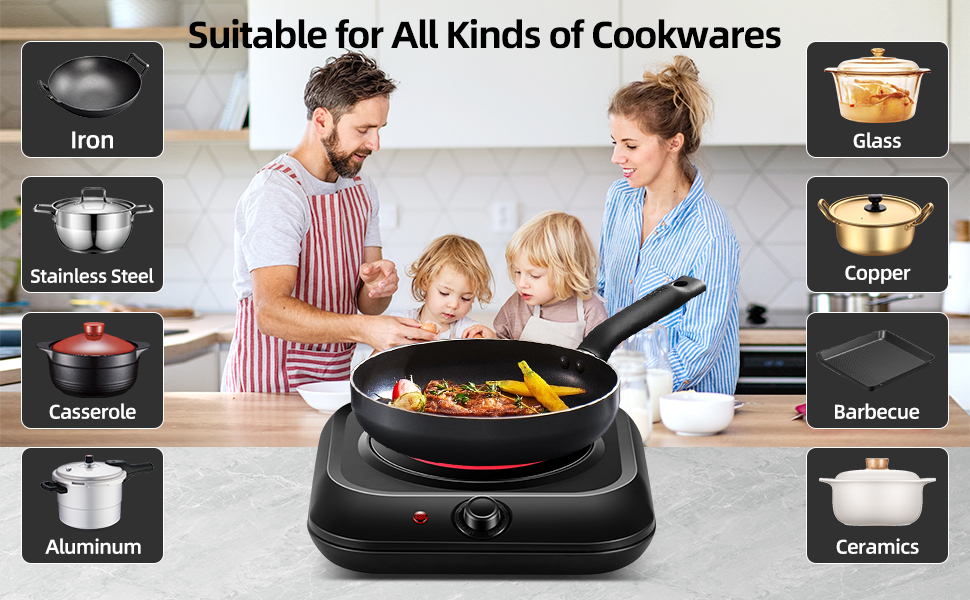 single electric burner