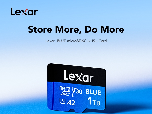Amazon.com: Lexar 128GB Blue Micro SD Card Up to 160MB/s