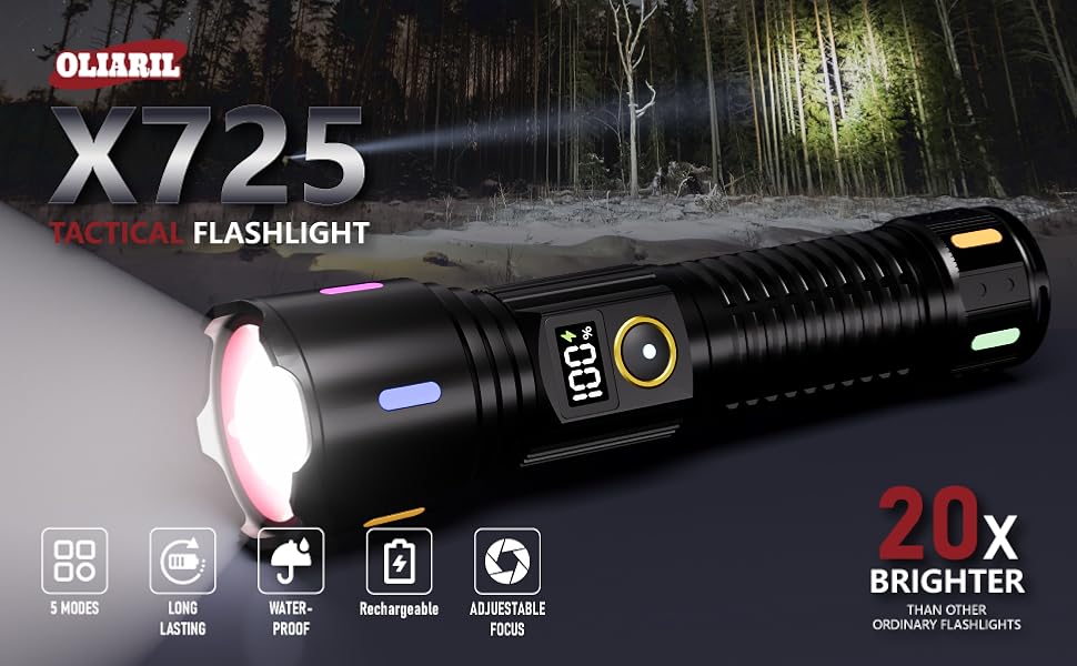bright flashlight