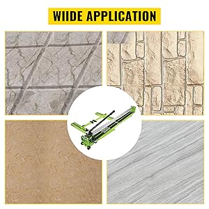 VEVOR Coupe-carrelage Manuel TG-02-1,2m Coupeur De Carrelage Manuel Pour Couper Les Materiaux En Pierre Y Compris Les Carreaux De Sol Normaux/les Carreaux Polis 19 Coupe-Carreaux Manuel de 1200 mm