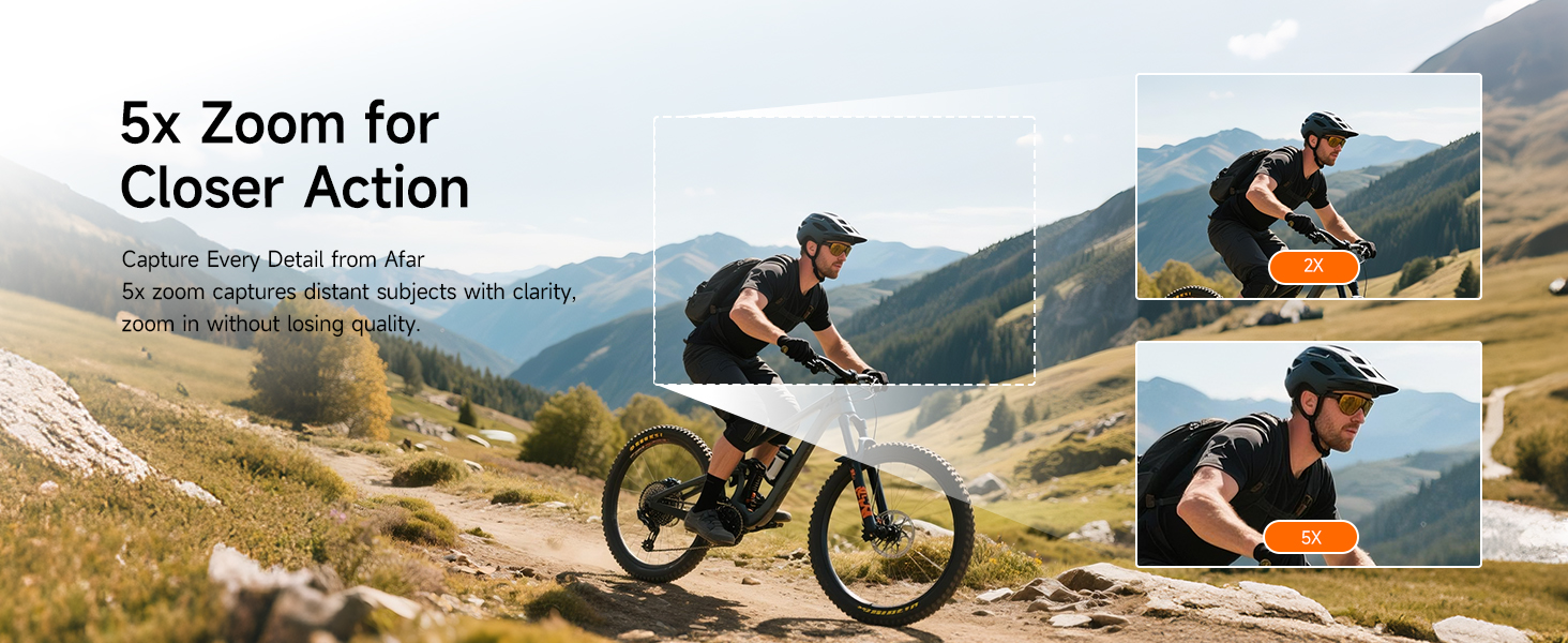 5X action camera