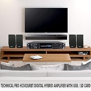 Plays .mp3, .wav, .wma files from USB drives and SD Cards