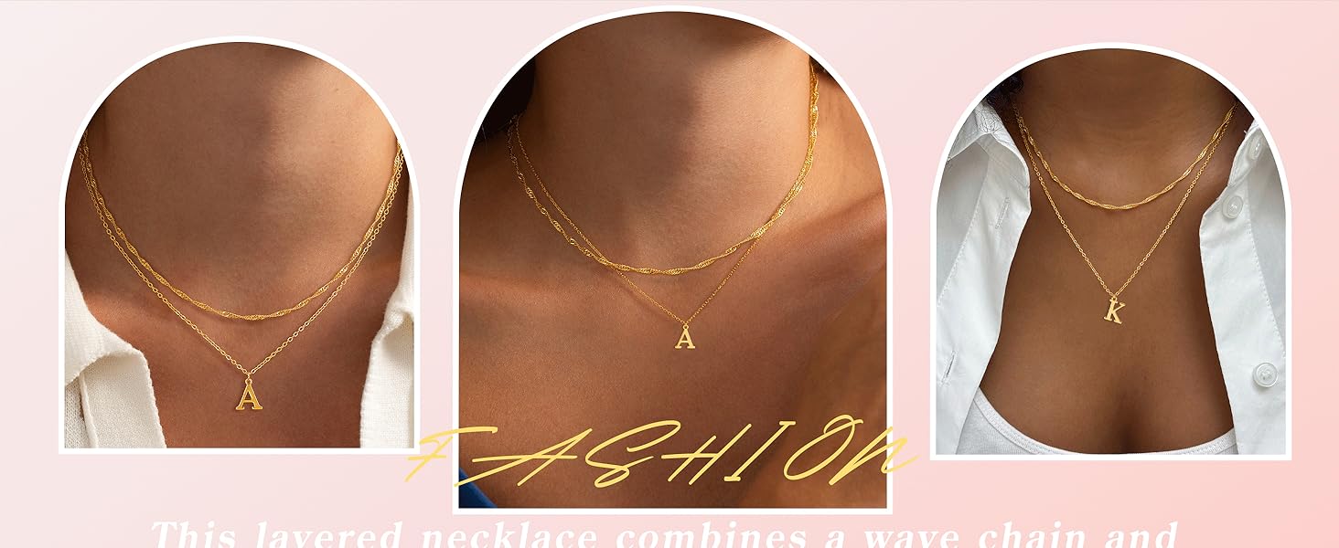 Initial Necklaces for Women