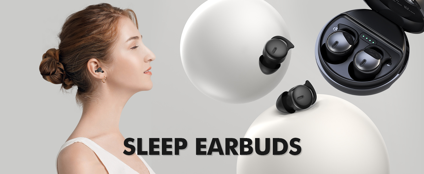 Q26 Black Sleep Earbuds