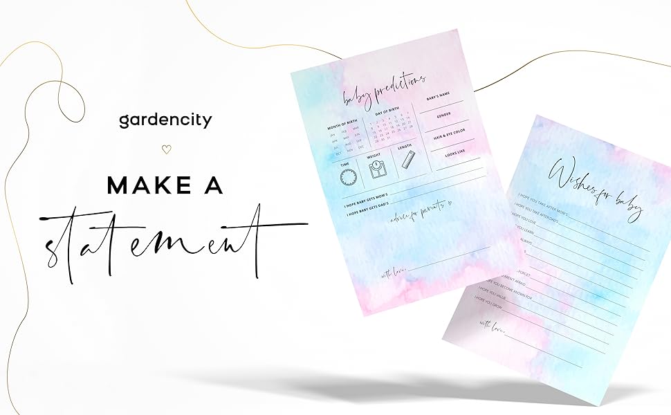 Predictions baby wishes for baby keepsake