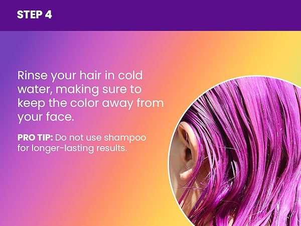 Step 4 Rinse in Cold Water