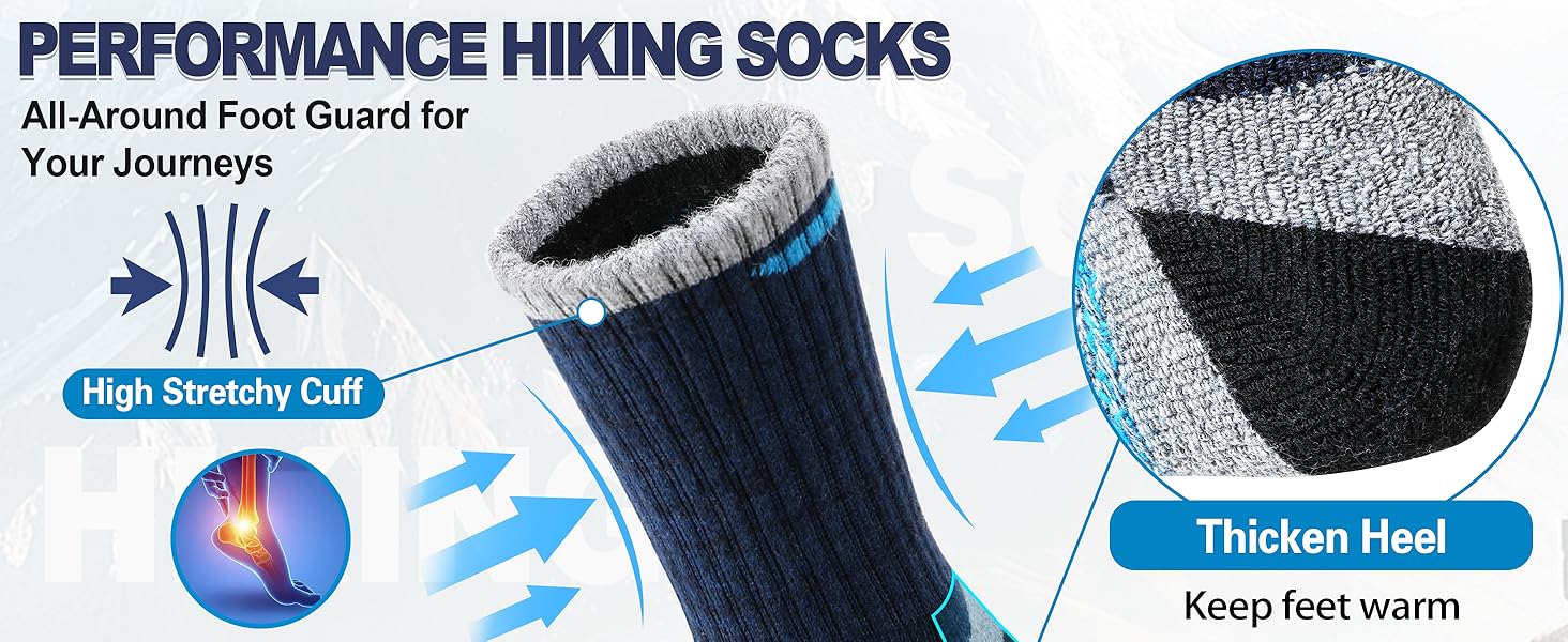 Merino Wool Hiking Socks