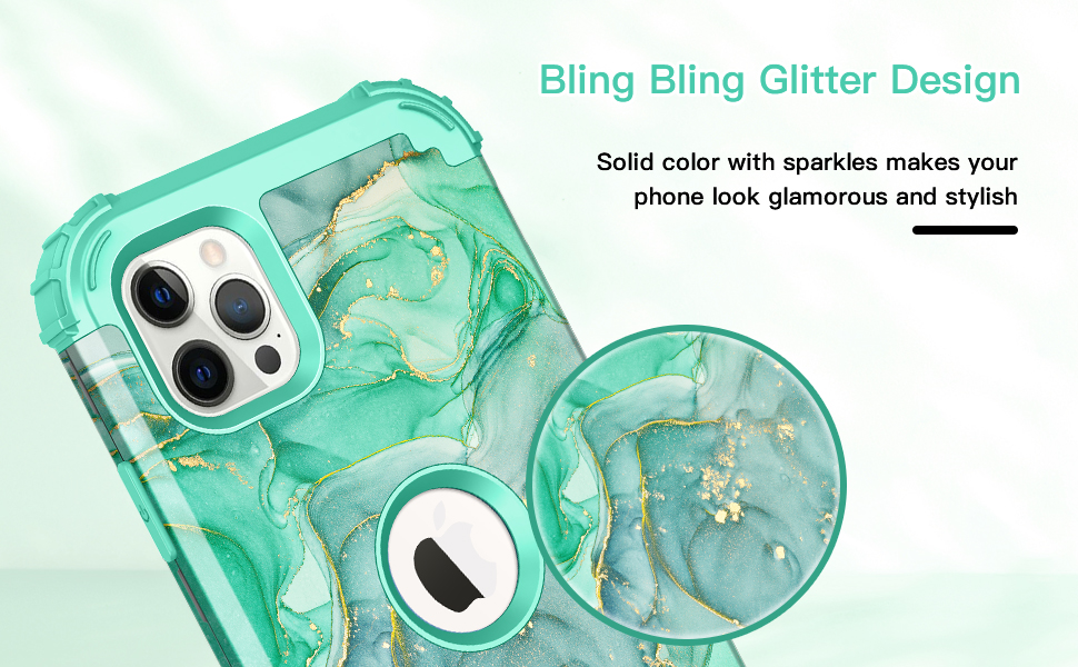 LONTECT for iPhone 12 Case/iPhone 12 Pro Case Shockproof 3