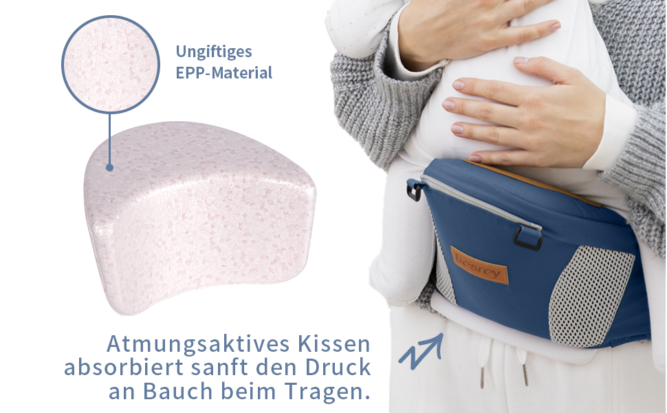 besrey Baby carrier, Babytrage ab 6 monate, Baby Tragehilfe,Tragetasche, Hüftsitz baby, Baby