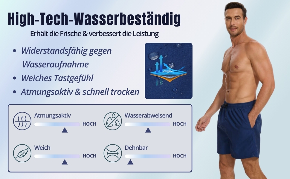 Wasserabweisende Schwimmstämme