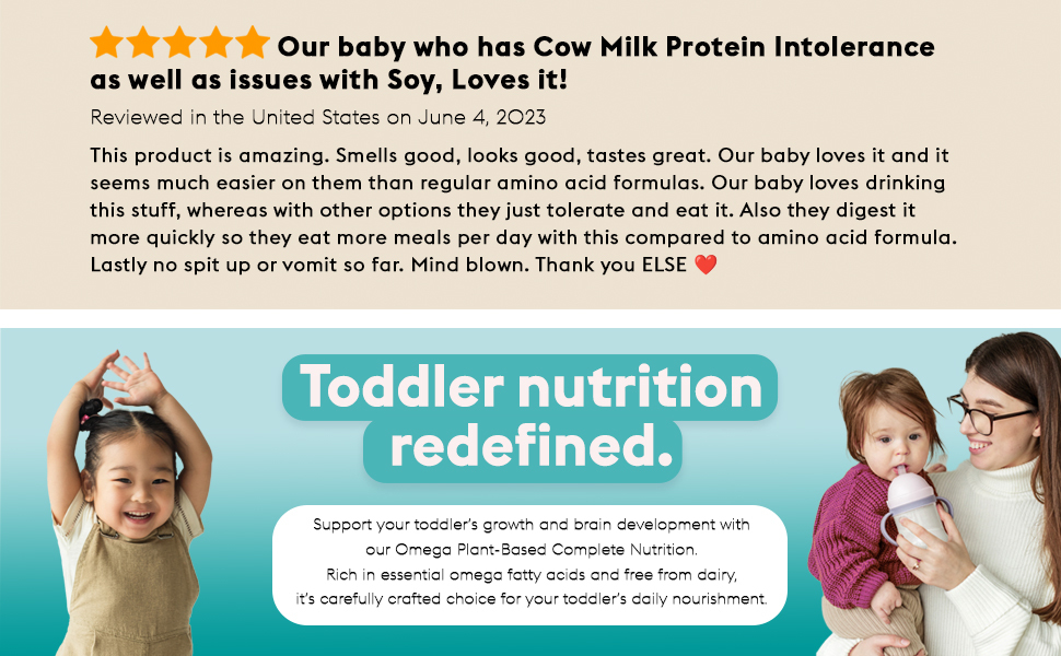 hypoallergenic formula soy formula alternative vegan baby formula plant based baby formula lactose 