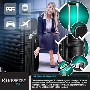 Kessler Großer Reisekoffer Schwarz | Hartschalen-Koffer + Kofferwaage + Gepäckanhänger Babceb08 B92f 4fb0 87f5 E2d45710ad77. CR0,0,3000,3000 PT0 SX300 V1