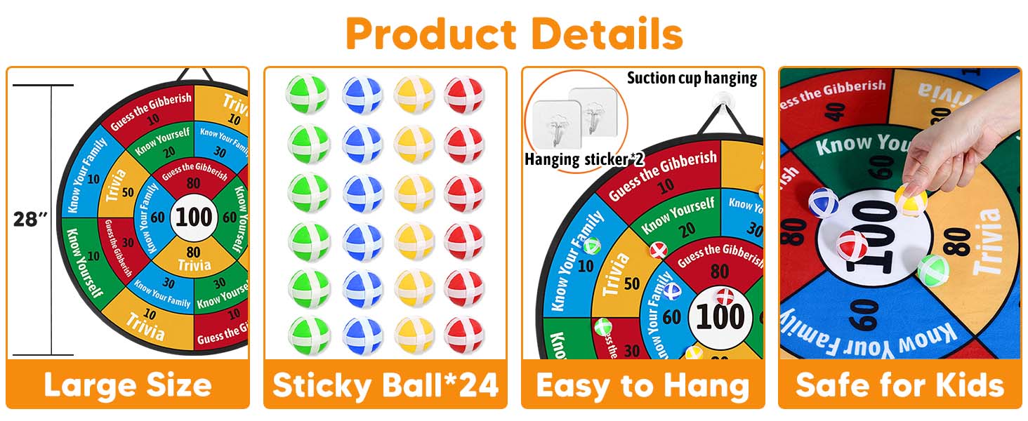 large size dart board