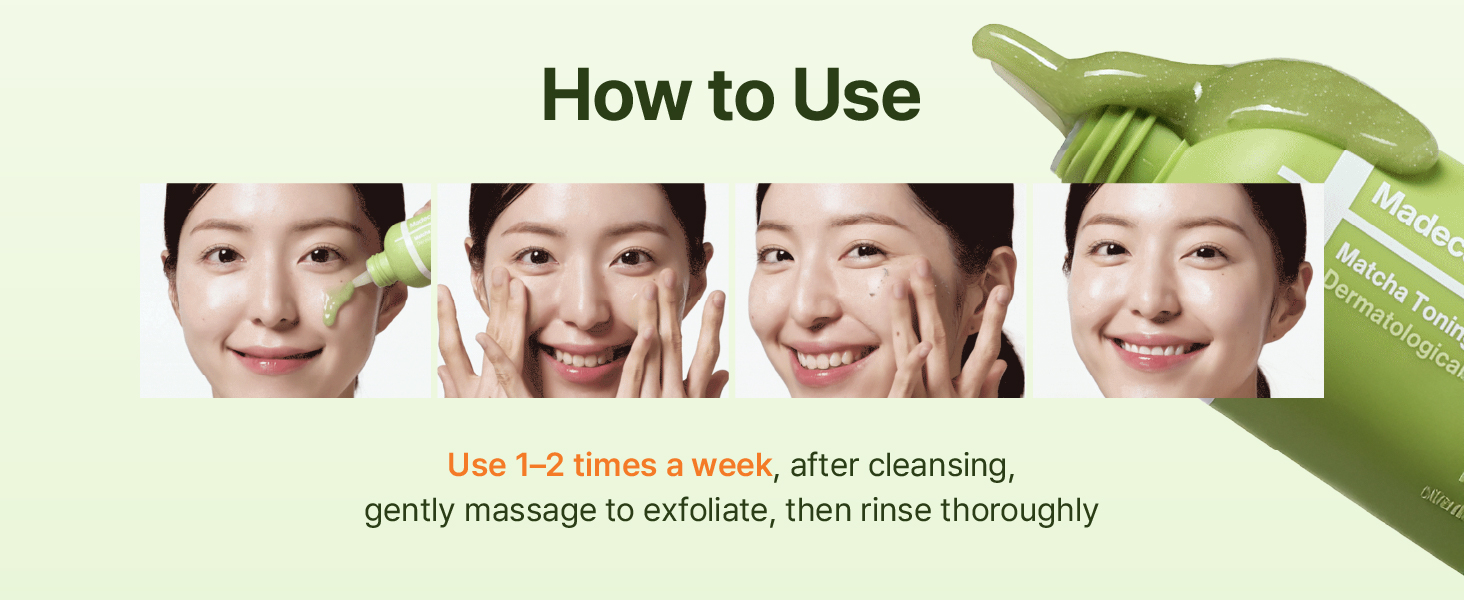 Madeca Matcha Toning Peeling Gel - EBC - 6