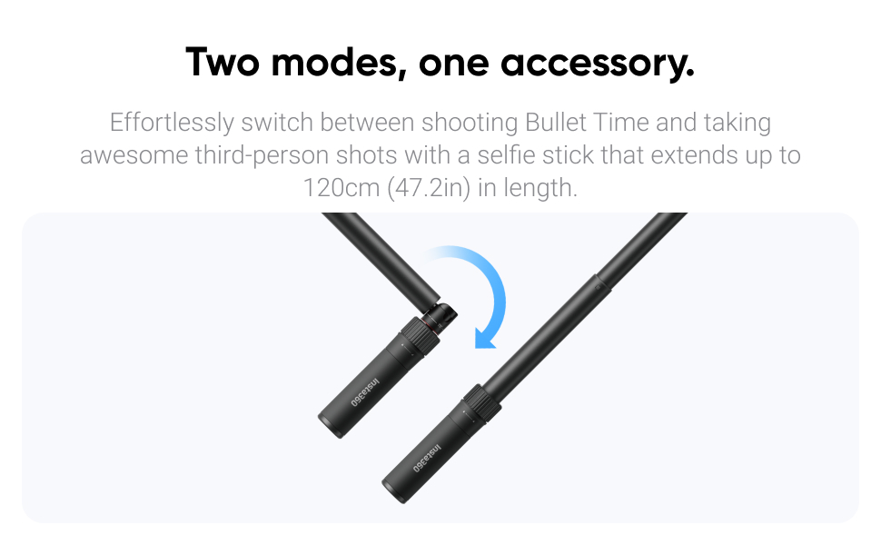 Amazon.com: Insta360 Bullet Time Selfie Stick 2.0, 2-in-1 Bullet Amazon.com: Insta360 Bullet Time Selfie Stick 2.0, 2-in-1 Bullet