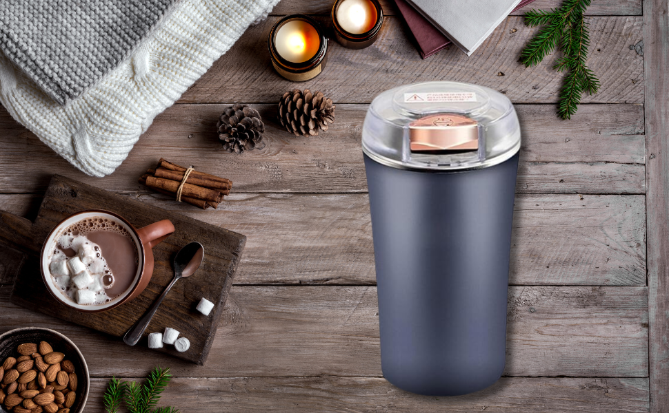 Portable Electric Coffee Grinder - Stainless Steel Grinder