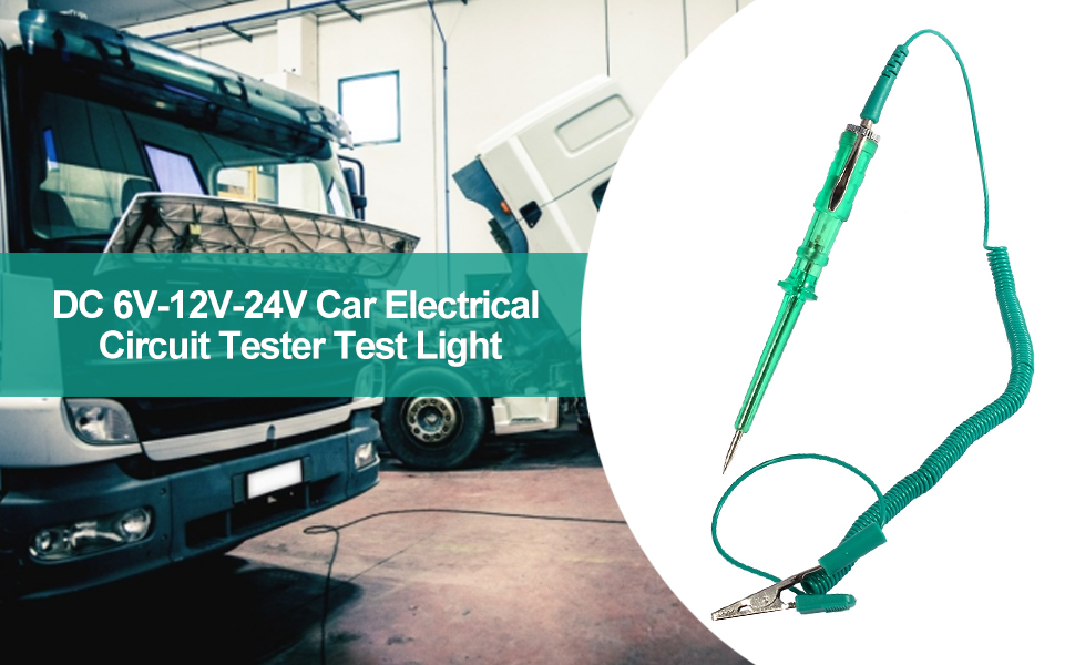 Electrical Circuit Tester, 6V/24V Car Electrical Circuit Tester