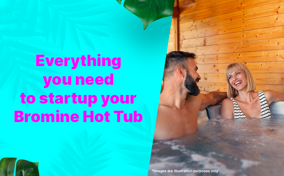 Aquadoc Bromine Hot Tub Starter Kit for Spas, Complete Spa