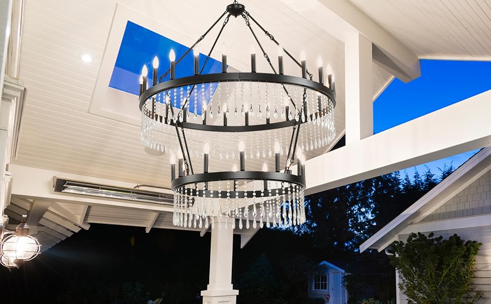 48” outdoor lighting effect display