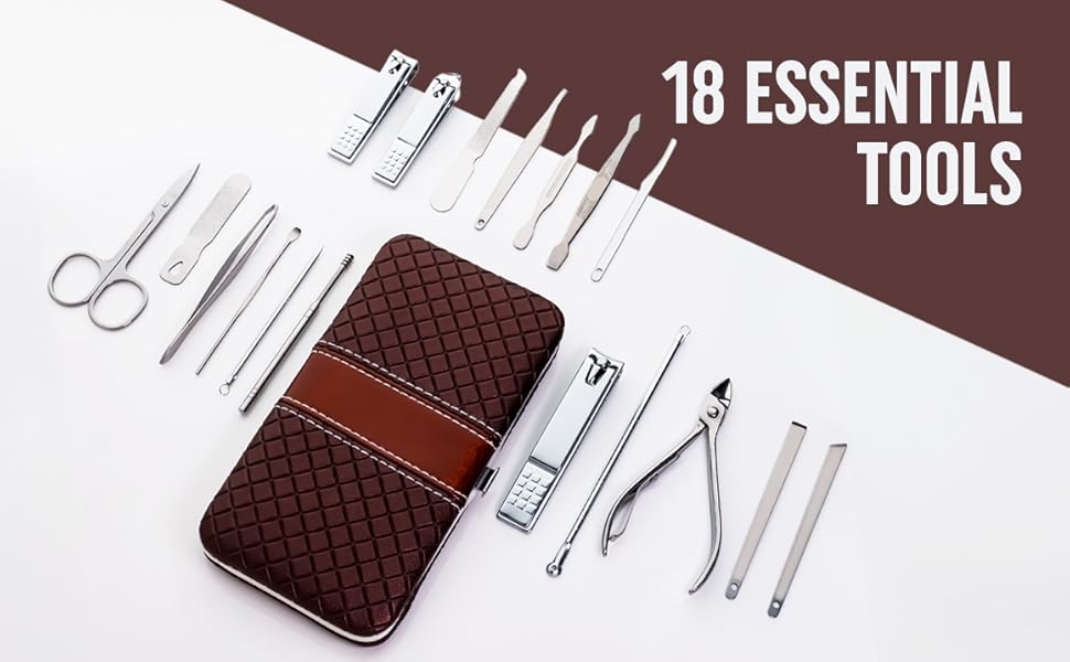 Comes with stylish and compact leather travel case