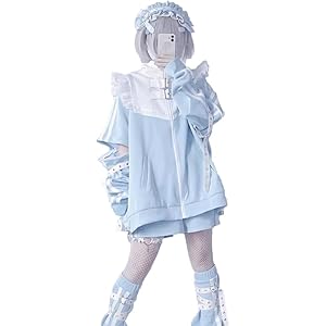 Amazon.co.jp: [MYJYG] 水色 地雷系 服 ジャージ レディース