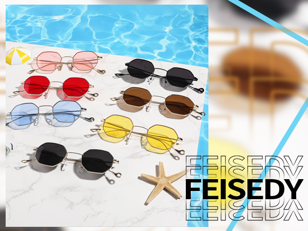 Amazon.com: FEISEDY Hipster Small Polygon Women Men