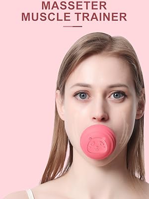 Facial Toning Jaw Exerciser, Double Chin Reducer and Neck Tightening Tool with Facial Blowing Resistance Training, Cheek Definition Support for Enhanced V Shape Lines, for Home or Travel Use 17 1