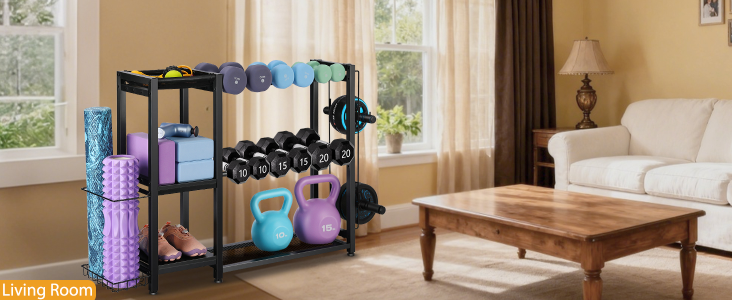dumbbell rack stand only weight storage rack for home gym 3 tier adjustable compact weight stand