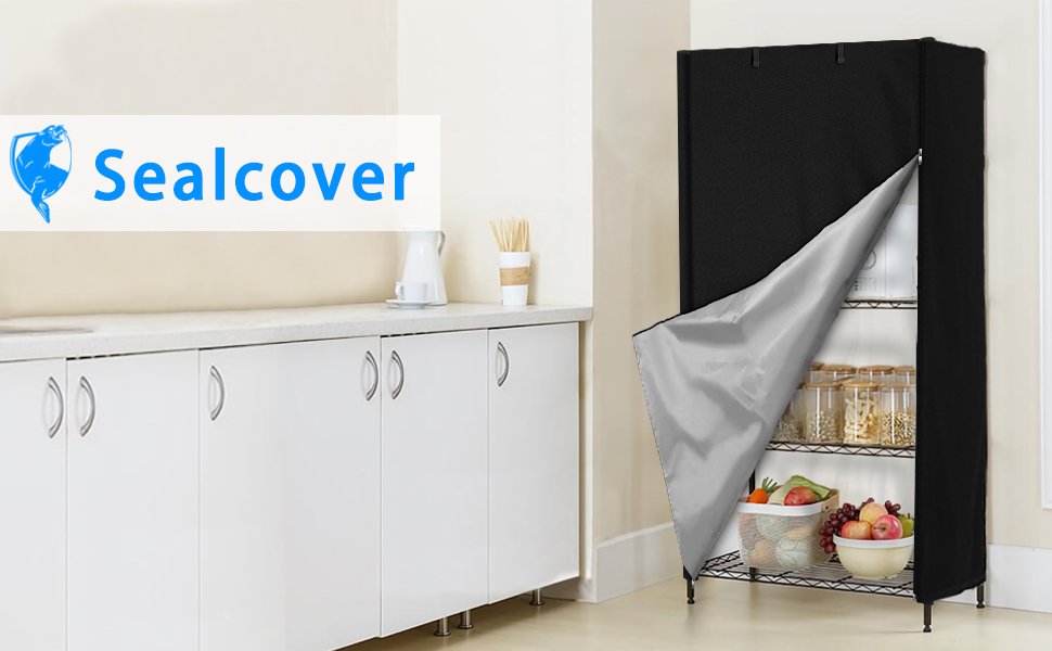 Sealcover Storage Shelf Cover,Waterproof Heavy Duty Wire