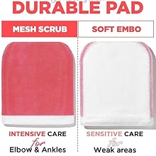 وسادة تقشير الجسم القوية من مامز باث ريسيبي| ٢٥ مل | للتقشير العميق وتنظيف البشرة | قوي و فعال للتقشير العميق | ليفة واحدة. 15 عناية آمنه و عناية كثيفه