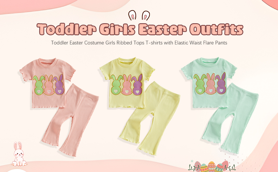 Toddler Baby Girls Easter Outfits