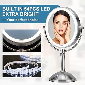 lighted makeup mirror plug in