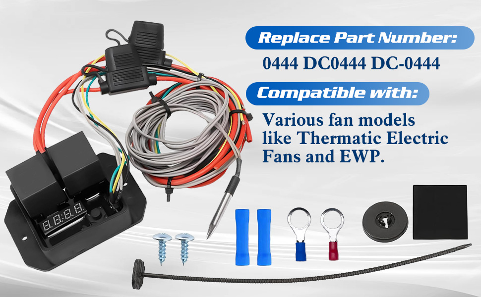 Thermatic Dual Fan Relay Kit for Automotive Systems