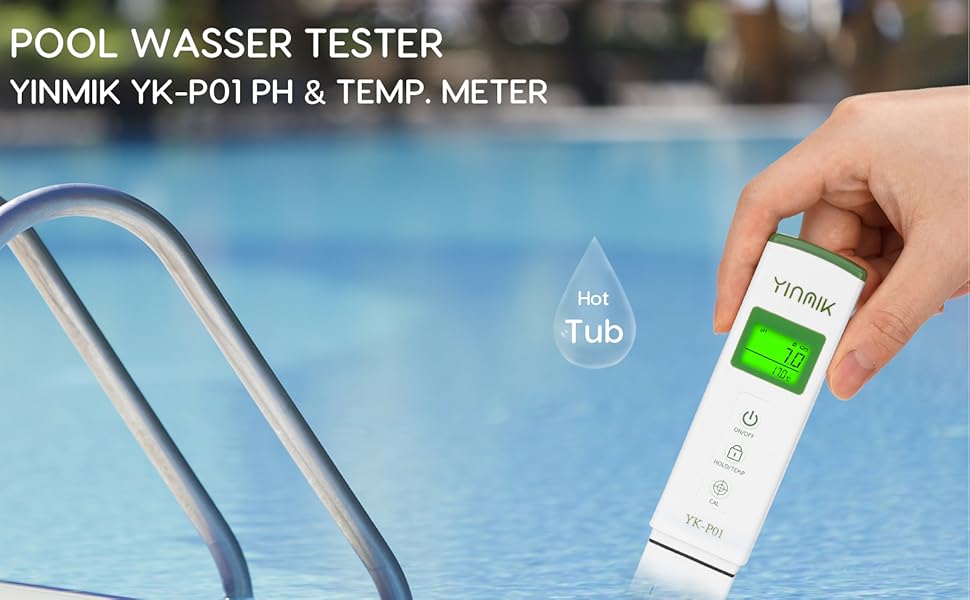 Digital pH Messgerät und TDS Tester Genaue Messung von pH, TDS EC mit
