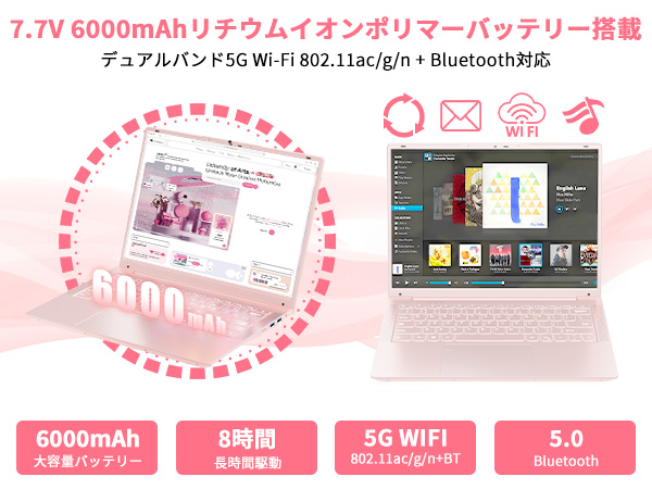 Amazon.co.jp: BINTEC ノートパソコン薄型軽量MS Office 2024