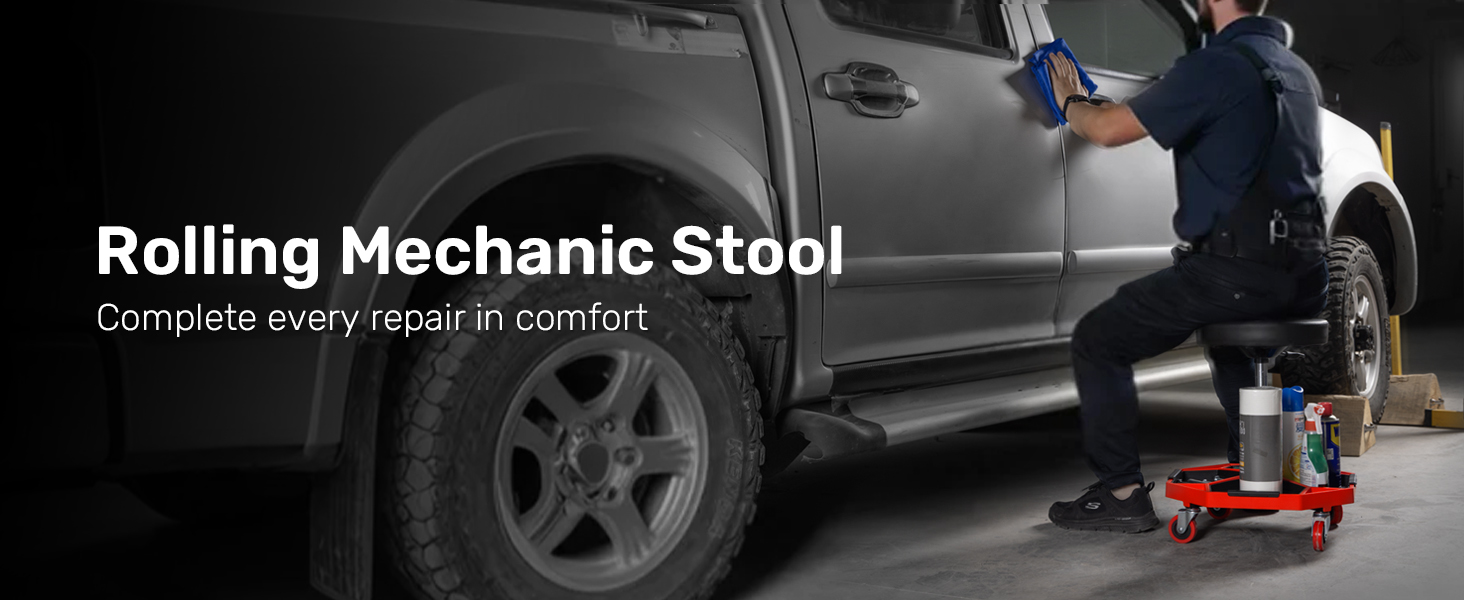 Rolling Mechanic Stool