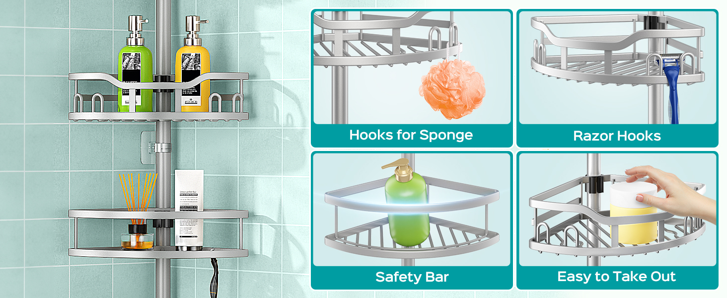 shower caddy corner