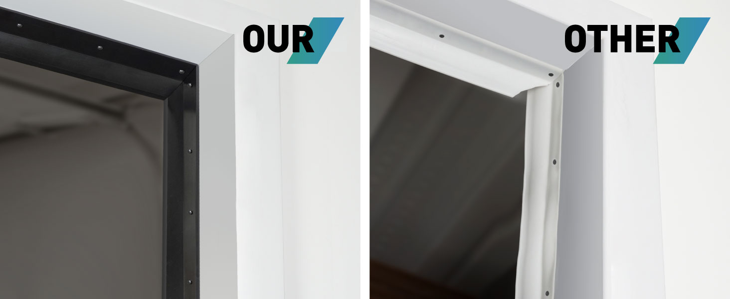 FCSOTSPS Garage Door Seal Top and Sides, 34.4FT Soft and Hard Composite