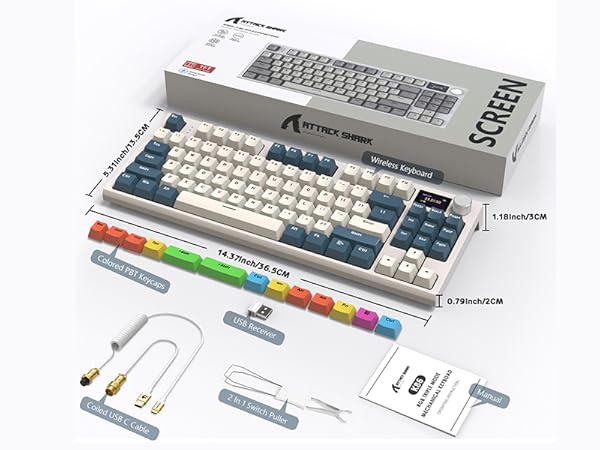 Amazon.com: RK86 Mechanical Keyboard, 2.4G Wireless/BT5.0