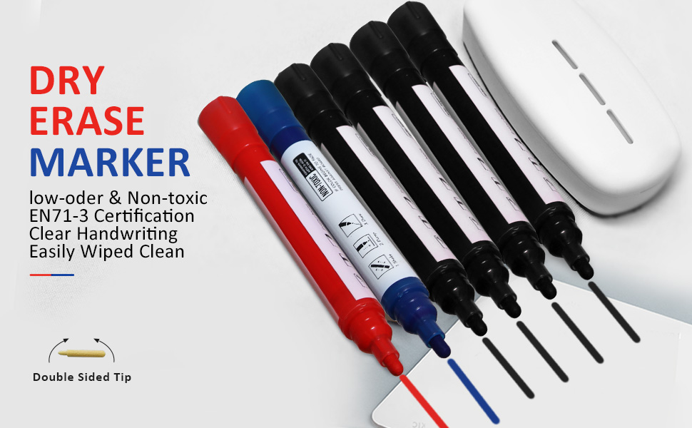 Dry Erase Erasers with Free 6 Liquid Chalk