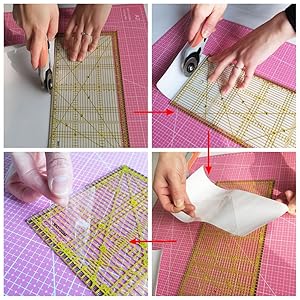 Non-Slip Grip Roll for Quilting Rulers Templates