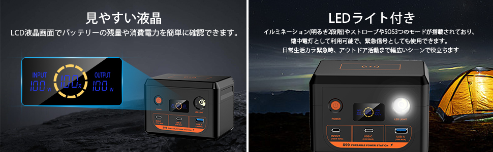 powkey ポータブルバッテリー 96Wh/30000mAh Amazon.co.jp: ポータブル電源 96Wh/30000mAh 大容量 ぽーたふる