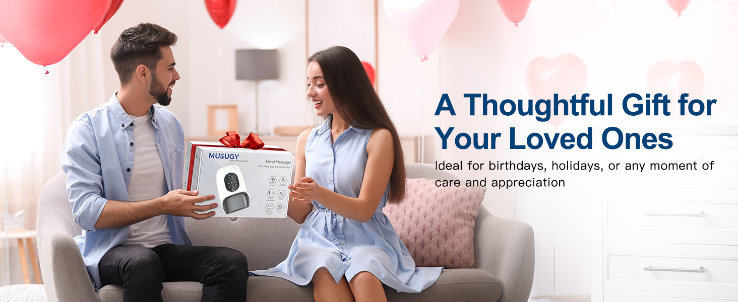 hand massager with heat and compression