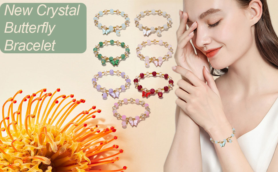 Crystal Butterfly bracelet