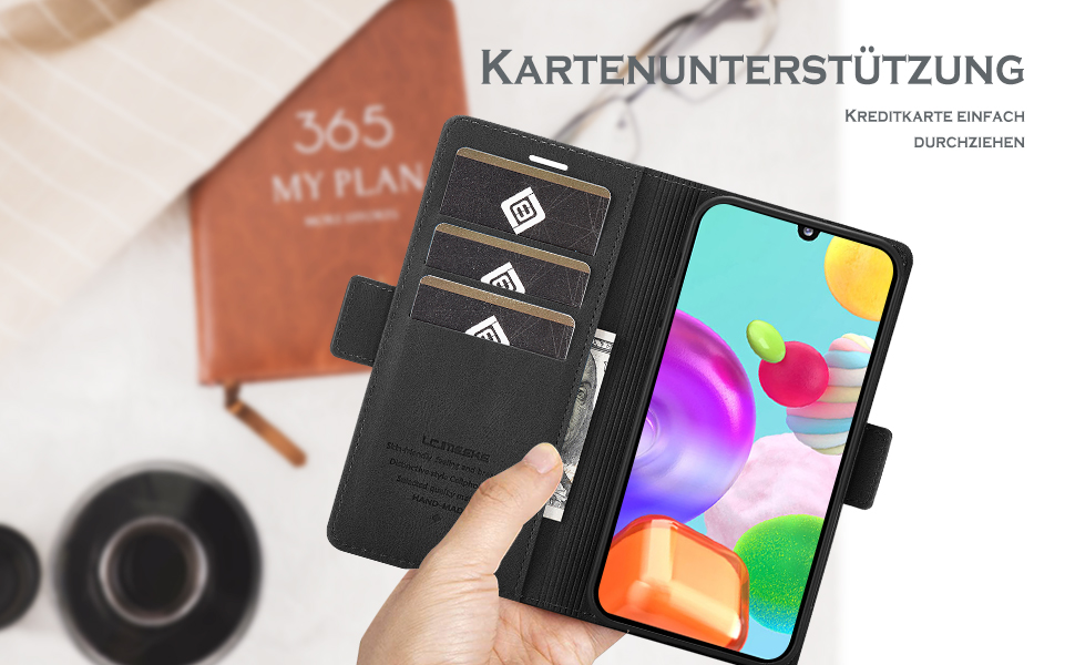 Giyer Handyhülle für Samsung Galaxy A41 Hülle mit Displayschutzfolie ...